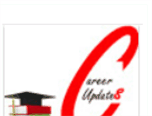 Tablet Screenshot of careerupdates.in